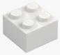 Preview: BRICK 2x2 Weiss à 30Stk..