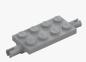 Preview: WHEEL SUSPENSION 2X4 W/ SNAP - hellgrau - 1 Pack à 10 Stk.