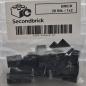 Preview: BRICK 1x2 - Schwarz - 1Box à 20Stk.