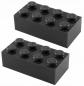 Preview: BRICK 2x4 Schwarz1Box à 50Stk.