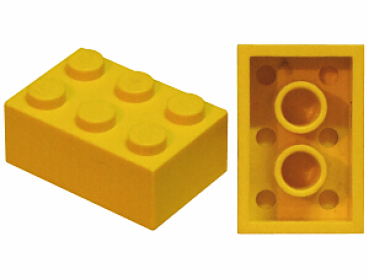 BRICK 2x8 - Blau - BOX-20