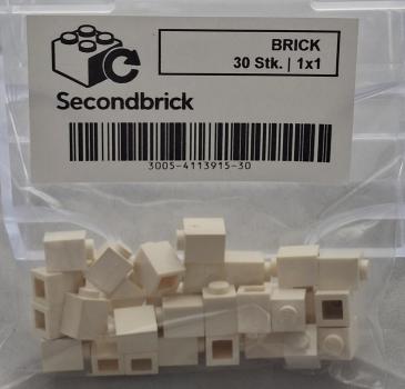 BRICK 1x1 -  Beige -1Box à 30Stk.