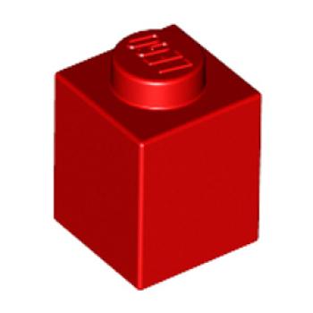Preview: BRICK 1x1 -  Rot -1Box à 30Stk.