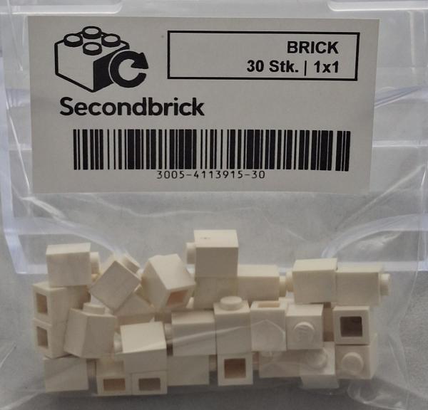 BRICK 1x1 -  Beige -1Box à 30Stk.