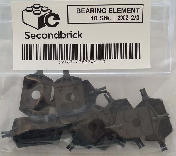 BEARING ELEMENT 2X2 2/3 - Schwarz - 1Box à 10Stk.