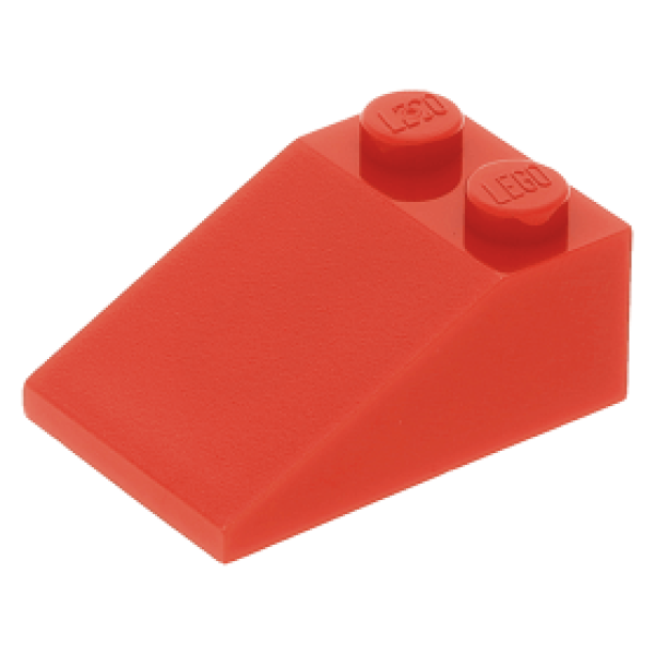 ROOF TILE 2X3/25°- Rot - 1Box à 20Stk.