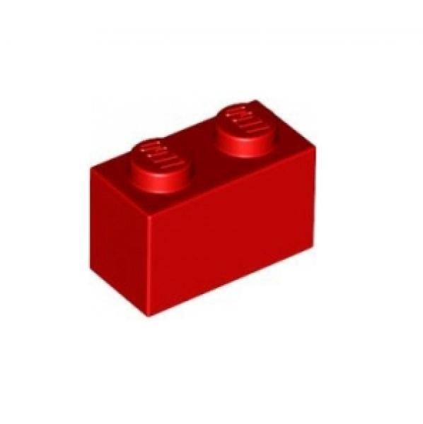 BRICK 1x2 - Rot - 1Box à 20Stk.
